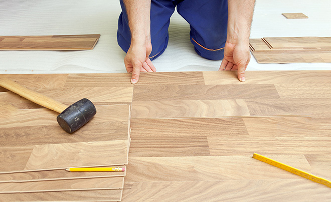 Laminat Verlegung